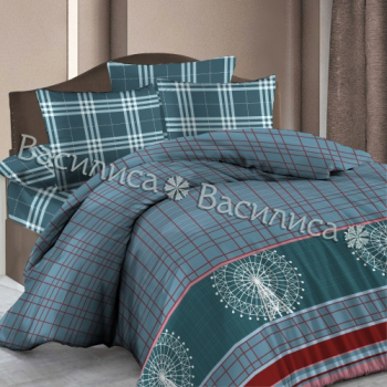 Постельное белье 1,5сп бязь Василиса 9290/1 Лазаревский парк НЕКСТ нав70*70,пр150*214 *1/6