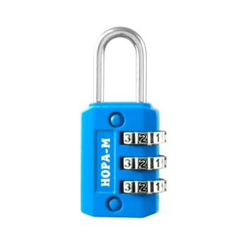 Замок навесной кодовый голубой 604 Нора-М *1/18