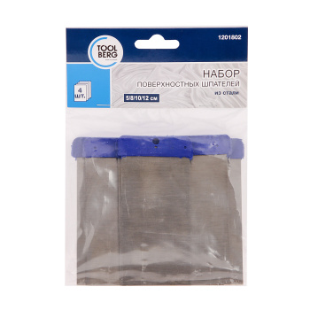 Шпатель НАБОР стальной (5/8/10/12см) T4Р (арт.1201802) *1/10/200 Шпатель НАБОР стальной (5/8/10/12см) T4Р (арт.1201802) *1/10/200