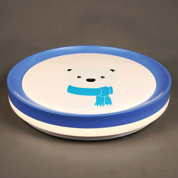 Светильник светодиодный акриловый 400мм 48W 6016B/24W*2 blue 3 реж., пульт S=10м2 VERNER LIGHTING *1