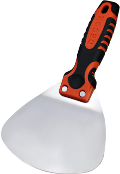 Шпатель для ведра 140мм нержавеющая сталь ручка 2-х компонентная (арт.317-8140) Декор *1/24/120