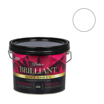 Краска акриловая для стен и потолков 2,7 л PARADE DELUXE Brilliant моющаяся полуматовая База А  *1