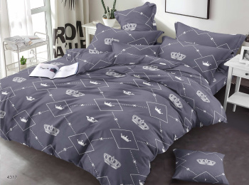 Постельное белье евро бамбук Орхидея 4317, наволочки 70*70 - 2шт *1