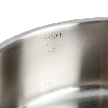 Кастрюля нерж. "Kukmara" "Safia" 3,9л Сотейник Ст.кр., d дна245мм (подх. д/Инд.пл.) SF-STP3926G *1/4 Кастрюля нерж. "Kukmara" "Safia" 3,9л Сотейник Ст.кр., d дна245мм (подх. д/Инд.пл.) SF-STP3926G *1/4