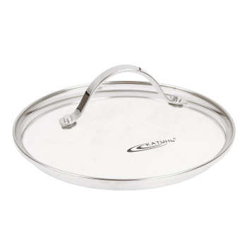 Кастрюля нерж. "Катунь" "Альта" 2,2л d18см термораспред. дно, Стекл. кр. KT-SET-005-22 *1/8