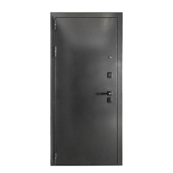 Дверь входная 2050х860х90 мм Дверной континент Брест, левая, серебристый антик/белый