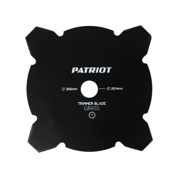 Нож для триммера PATRIOT ТВМ-4, 255х25.4 мм, 4 зубца