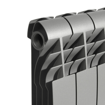 Радиатор биметаллический 4 секции Royal Thermo BiLiner, 500 мм, серый Радиатор биметаллический 4 секции Royal Thermo BiLiner, 500 мм, серый