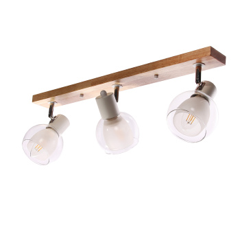 Светильник настенный (спот) N5105/3 WT+WOOD Е27 3*40Вт ( l=650;w=100;h=170)  VERNER LIGHTING *1 Светильник настенный (спот) N5105/3 WT+WOOD Е27 3*40Вт ( l=650;w=100;h=170)  VERNER LIGHTING *1