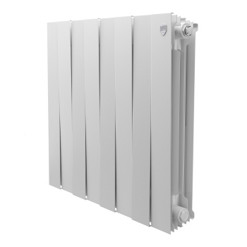 Радиатор биметаллический 8 секций Royal Thermo PianoForte, 500 мм, белый