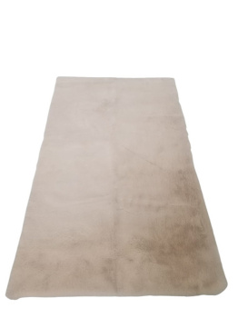 Коврик интерьерный из искусственного кроличьего меха (цвет крем)  80*150 см *1