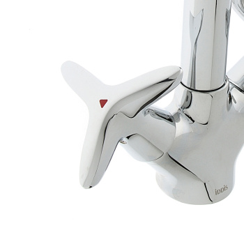 Смеситель для умывальника IDDIS Copter COPSB00i01, высокий излив, двухвентильный