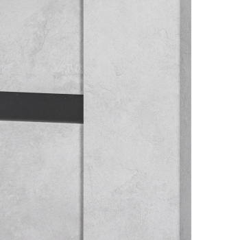 Дверь межкомнатная остеклённая ЦАРГИ ПВХ COMFORT-2 Бетон Снежный 700мм BROZEX-WOOD *1