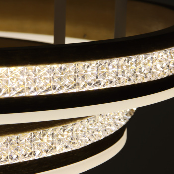 Люстра Verner Lighting YH540/3, 3000-6500 К, пульт д/у, белый/золото