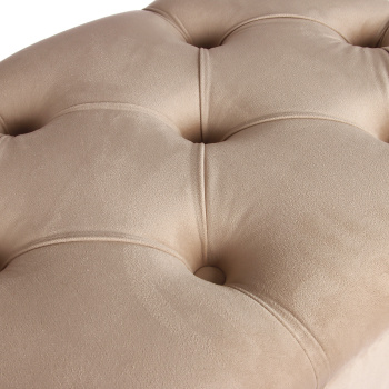 Банкетка FORPOST, 40х48х75 см, каретная стяжка, велюр конфетти крем, бежевый Банкетка FORPOST, 40х48х75 см, каретная стяжка, велюр конфетти крем, бежевый