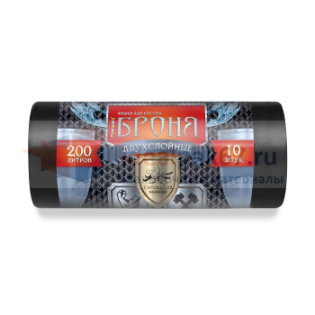 Мешки для мусора 200л*10шт толщ.60мкм Двухслойные "Броня" ПВД ВР-0012 "Ромашка" *8 Мешки для мусора 200л*10шт толщ.60мкм Двухслойные "Броня" ПВД ВР-0012 "Ромашка" *8