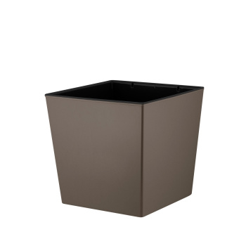 Кашпо пластм. "London CUBE"  4,2л 177х177мм h184мм со вставкой Французский платан IG780010105 *1/6 Кашпо пластм. "London CUBE"  4,2л 177х177мм h184мм со вставкой Французский платан IG780010105 *1/6