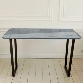 Стол ЭКСИ столешница 1150*590*22 мм Метрополитан + 2 трапецивидные опоры металл. ЧЕРНЫЙ *1 Стол ЭКСИ столешница 1150*590*22 мм Метрополитан + 2 трапецивидные опоры металл. ЧЕРНЫЙ *1