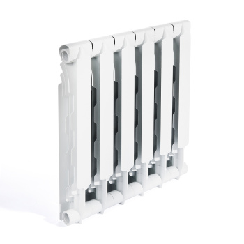 Радиатор биметаллический 6 секций Royal Thermo Revolution, 500 мм, белый Радиатор биметаллический 6 секций Royal Thermo Revolution, 500 мм, белый