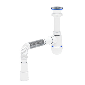 Сифон бутылочный 1 1/2"*40 с гибкой трубой 40x40/50 АНИ ГРОТ А0515 *1/25