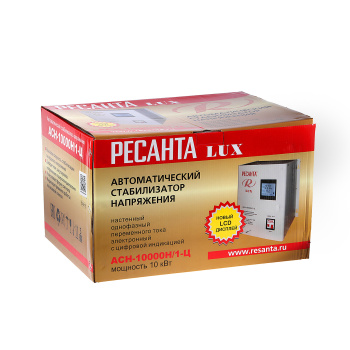 Стабилизатор напряжения АСН-10 000 Н/1-Ц РЕСАНТА *1