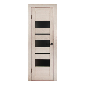 Дверь межкомнатная остеклённая ЦАРГИ COMFORT-12 Лиственница КАПУЧИНО 3D 600мм BROZEX-WOOD *1