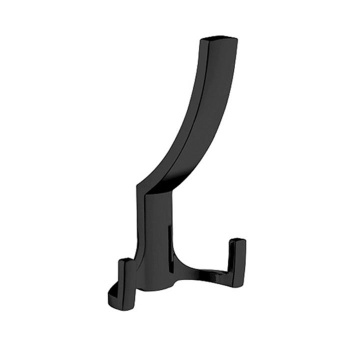 Крючок мебельный ЧЁРНЫЙ "Смит" 3-рожковый (индивидуальная упаковка) М3076 "SANBERG" *10/20