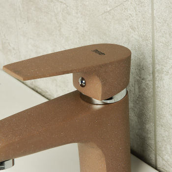 Смеситель для умывальника Potato P10222-15 (кофейный) *1/10